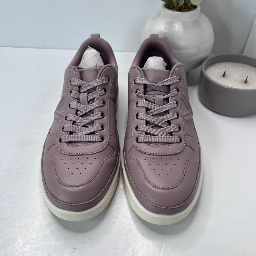 Vionic Women's Mauve Leather Sneakers - Size 10 - Picture 5 of 9